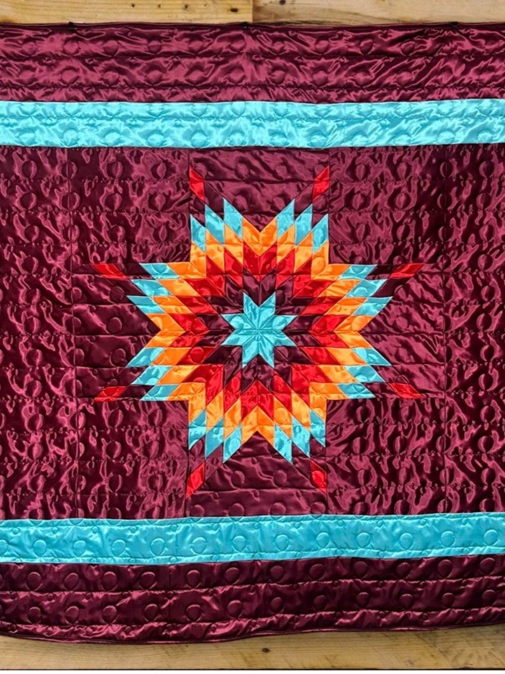 “Kodah” Queen size Star Quilt